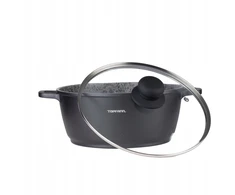 Topfann GRANITINIS PUODAS 3,5L TRADICINIS GOULER PUODAS, silikoninės rankenėlės