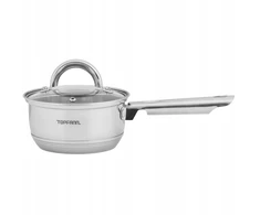 Topfann INDUKCINIS SAUGUS PADAŽAS SU PIENO dangteliu, NERŪDIJAMASIS PLIENAS 14 cm, 1,1 L DUJINĖS
