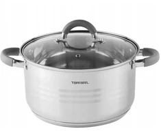 Topfann NERŪDIJANČIO PLIENO PUODAS 5L DUJŲ 24CM INDUKCIJA