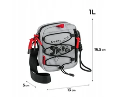 TOREBKA CROSSBODY KREPŠYS NA RAMIE Pilka MŁODZIEŻOWA Z SZNURKIEM KITE