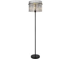 Toršeras GLOBO GORLEY, 1xE27, 60W, 230V, laidas 1,8m, metalinis, juodos sp, ø38x152cm