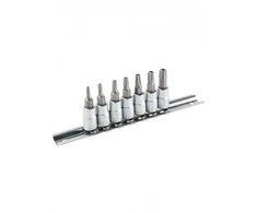Torx Antgalių Rinkinys TOPEX 39D378 (7 vnt., T10-T40, 1/4"