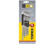 Torx Raktai TOPEX 35D961 (9 vnt., T10-T50)