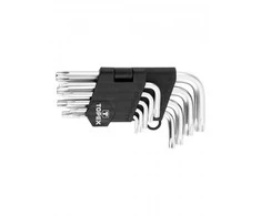 Torx Raktai TOPEX T10-T50 (9 vnt.) trumpi