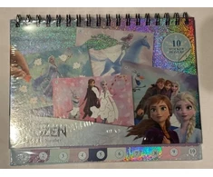 Totum Frozen Wyklejanie po numerach kraina lodu kreatywne manulane diy