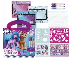 TOTUM Kūrybinių šablonų rinkinys Little Ponies lipdukams piešti