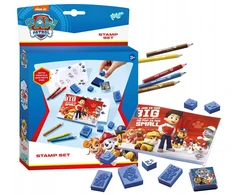 Totum pašto ženklai, antspaudai vaikams, Paw Patrol, kūrybinis rinkinys, palaidinės kreidelės
