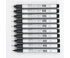 Touch COPIC MULTILINER SP 0,03 mm, juodas ...