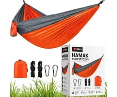 TOURIST GARDEN SURVIVAL CAMPING HAMAKAS 270x140 IDEALUS KELIONĖMS