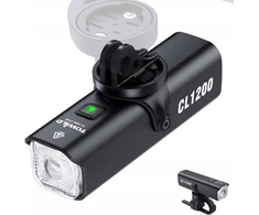 Towild Cl1200 priekinis dviračio žibintas, 1200 lm, powerbank