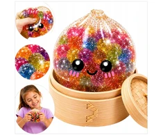 Toys ANTISTRESAS GNIOTEK GLITTER KUDULINIAI KUDULINIAI MYSTERY ORBIZ SPALVOTI KUMULLIAI