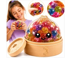 Toys ANTISTRESAS GNIOTEK GLITTER KUDULINIAI KUDULINIAI MYSTERY ORBIZ SPALVOTI KUMULLIAI