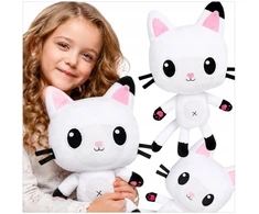 Toys GABI KATĖS NAMAS PLIUSINIS MASKOTAS KITTY PANDA RINKINYS IŠ PASAKOS GLOBIMO ŽAISLIO