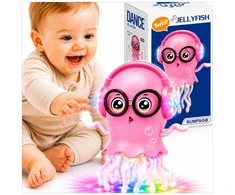 Toys INTERAKTYVUS ŠOKIAMAS JEDDUS OCTOPUS SQUID TOY ŠOKIAMAS ŽAIDIMAS