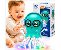 Toys INTERAKTYVUS ŠOKIAMAS JEDDUS OCTOPUS SQUID TOY ŠOKIAMAS ŽAIDIMAS