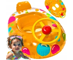 Toys Pripučiamas PONTOO VAIKŲ AUTOMOBILIŲ RAGAS VAIRAS TRANSPORTO PRIEMONĖS KĖDYNĖ