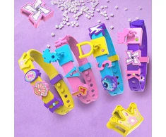 Toys Rinkinys apyrankėms su raidėmis ir dekoracijomis gaminti