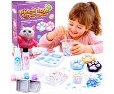 Toys RINKINYS VAIKAMS SUKURTI SQUISH SLIME GNIOTEK DIY KŪRYBINĘ DOVANA