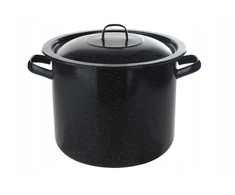 Tradicinis didelis emaliuotas puodas XXL Elo-Pol 31L su dangteliu 36cm, skirtas bigos
