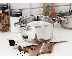 Tradicinis indukas dujoms Indukcija su dangteliu 24cm Florina Stilio 5.5L