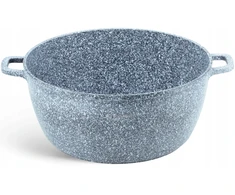 Tradicinis marmurinis puodas Edenberg 6.8L dujų indukcija 28cm su dangteliu