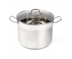 TRADICINIS NERŪDIJANČIO NERŪDijančio plieno PUODAS GASTRO FLORINA AUKŠTAS 32cm 18,5l