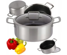 Tradicinis puodas Edenberg Plieninis puodas EDENBERG PRO 20cm 2.8L 2.8l