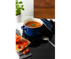 Tradicinis puodas ELO Royalblau MAŽAS 16cm 1,8L emaliuotas BE nikelio