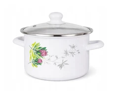 Tradicinis puodas Emalia Pleszew 18cm Protea 2,65l DUJŲ INDUKCIJA 72421