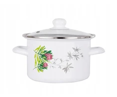 Tradicinis puodas Emalia Pleszew 18cm Protea 2,65l DUJŲ INDUKCIJA 72421