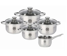 Tradicinis puodas MG Home MODERNO BRUSHED STEEL 4,5 l