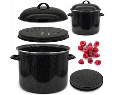 Tragar 14L puodas stiklainių pasterizavimui, konservavimui, Emaliuota uogienė, 30 cm