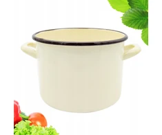 Tragar Kreminis emaliuotas puodas 22 cm 6,1 l
