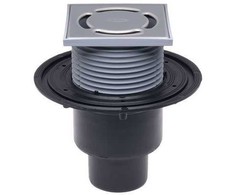 Hl Hutterer Lechner Trapas HL310NPr su NP grot, 123 x 123 x 158 mm, DN50/75/110, vertikalus