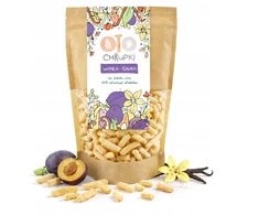 Traškučiai Healthy Crisps Slyvų vanilinis užkandis vaikams OTOLANDIA 25 g