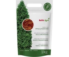 Baltic Agro BALTICAGRO Trąšos tujoms ir spygliuočiams nuo rudavimo, 1kg