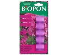 Trąšų lazdelės pelargonijoms Biopon 30vnt. NPK 8-10-12