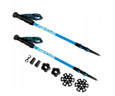 Trekingo lazdos Spokey Carbon, mėlynos