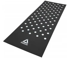 Treniruočių kilimėlis Reebok Spots 7 mm, juodas