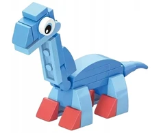 Trifox Blocks 35 el dinozaurų kaladėlių kaladėlės vaikams dinozauras Brontosaurus 0002