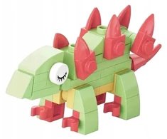 Trifox Blokai 43 el dinozauras iš blokelių kaladėlės vaikams dinozauras Stegosaurus 00008