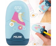 Trintukas Milan Capsule Roller, su apsauginiu dėklu ir drožtuku