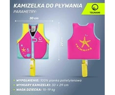 TSUNAMI rožinė plaukimo liemenė 2-3 metų vaikams