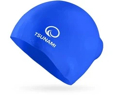 TSUNAMI tamsiai mėlyna unisex plaukimo kepuraitė