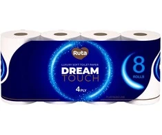 Tualetinis popierius Dream touch Ruta 8rit./4sl/160lap.