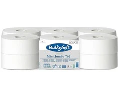 Tualetinis popierius Mini Jumbo Premium Bulkysoft 145m/763 lapai 2 sluoksniai