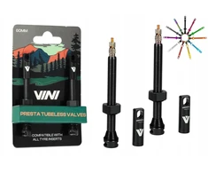 TUBELESS VINI TUBELESS VOŽTUVAS 60mm Juodas