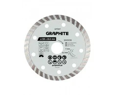Turbo pjovimo deimantinis diskas, 125 x 22,22 mm, sausam pjovimui