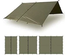 Turistinis tentas Mil-Tec 300x220cm/1.1kg žalias