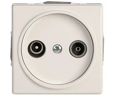 Antenos lizdas (TV+R) VILMA STANDARD ST 150 be rėmelio, galinis, baltas